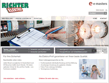 Tablet Screenshot of elektro-richter-online.de
